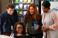 Abbott Elementary season 1 cast - Chris Perfetti, Quinta Brunson, Lisa Ann Walter, Sheryl Lee Ralph