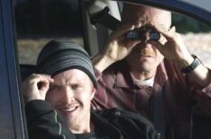 Aaron Paul and Bryan Cranston in Breaking Bad - Season 2