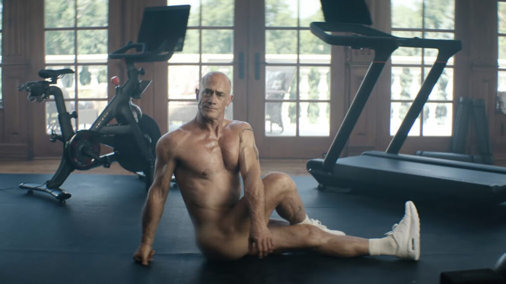 Christopher Meloni naked in Peloton Ad