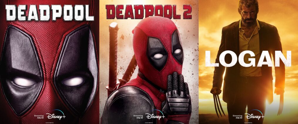 Deadpool, Deadpool 2, and Logan