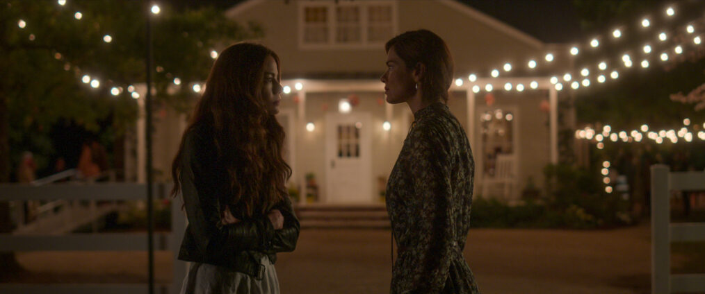 Michelle Monaghan as Gina and Leni McCleary in Echoes