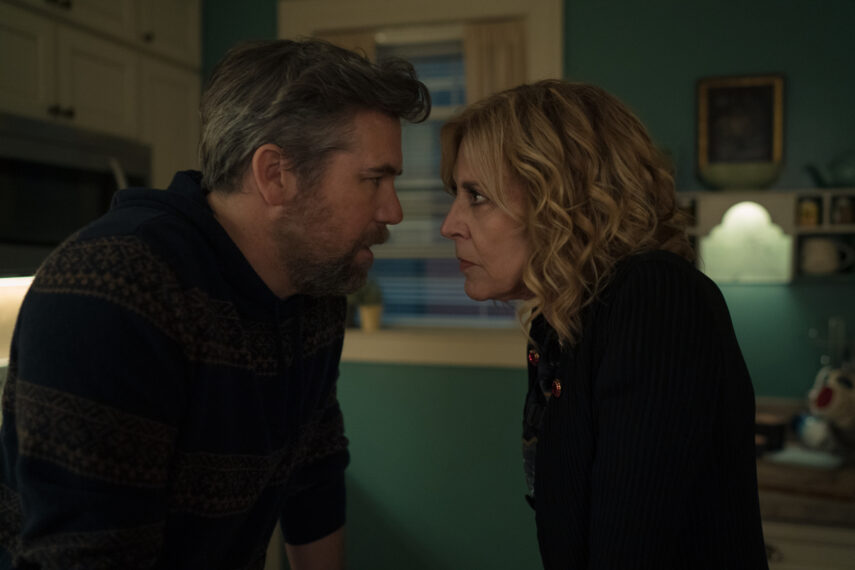 Patrick Brammall as Andy Bouchard and Christine Lahti as Cheryl Luria in Evil