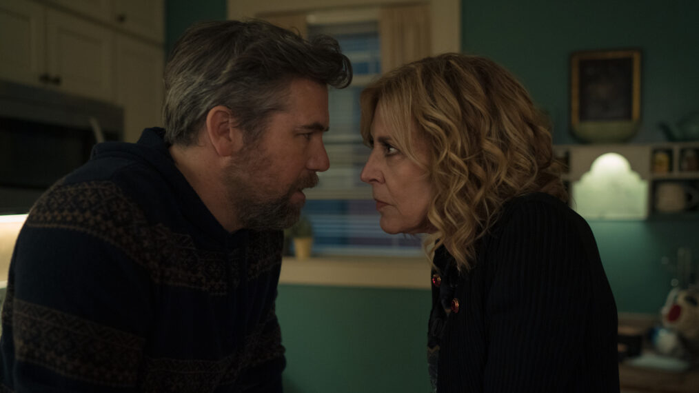 Patrick Brammall as Andy Bouchard and Christine Lahti as Cheryl Luria in Evil