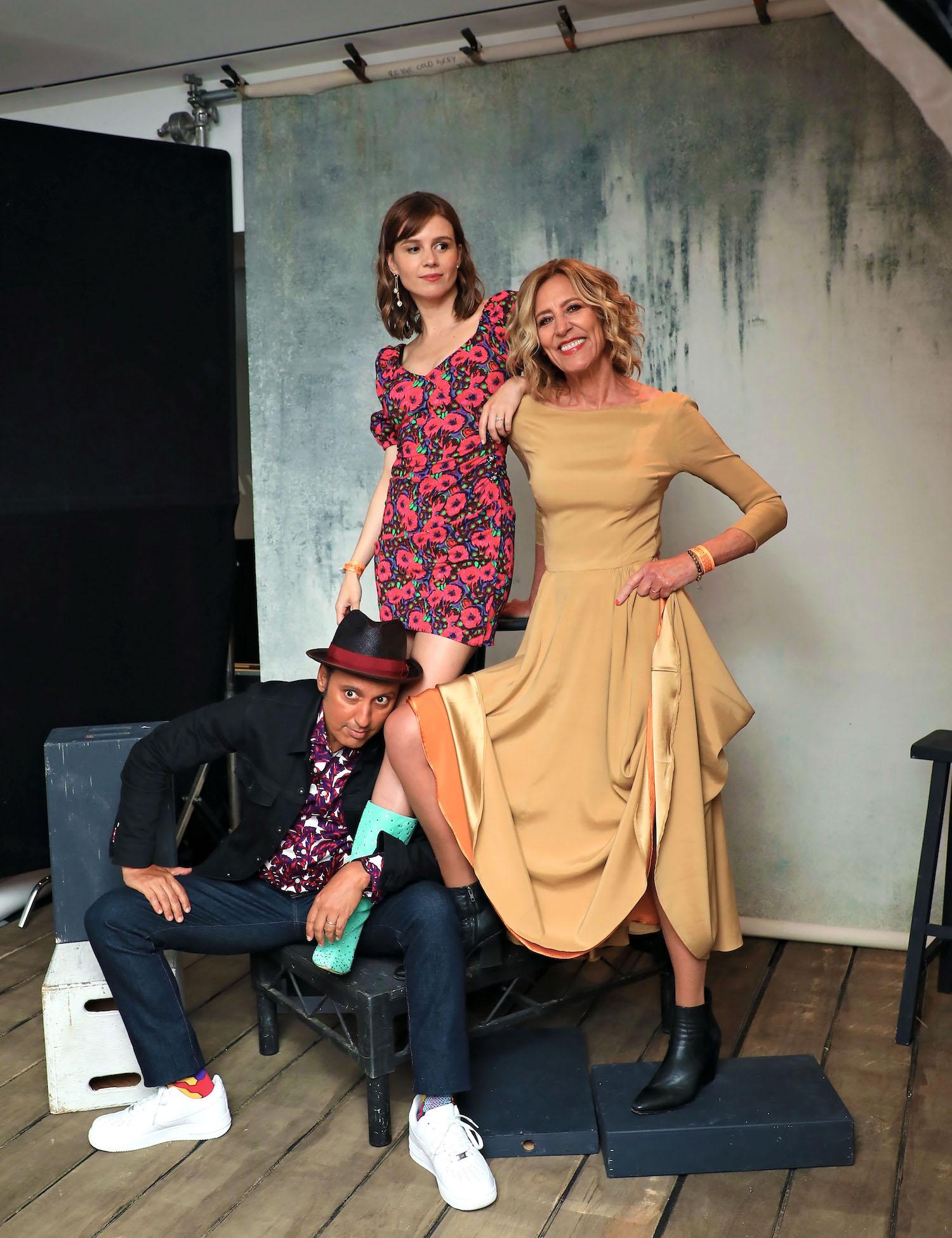 Evil’s Aasif Mandvi, Katja Herbers, and Christine Lahti