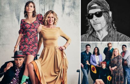 The casts of Evil, The Walking Dead, and Resident Alien at TV Insider's SDCC portrait studio