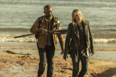 Kim Dickens as Madison Clark, Lennie James as Morgan Jones in Fear the Walking Dead