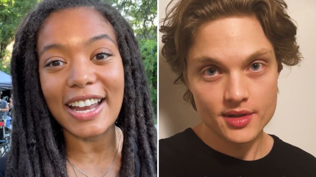 Gen V cast The Boys spinoff Jaz Sinclair and Asa Germann