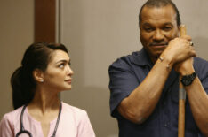 General Hospital Night Shift - Nazanin Boniadi and Billy Dee Williams