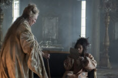 Olivia Colman as Miss Havisham, Shalom Brune-Franklin as Estella in Great Expectations