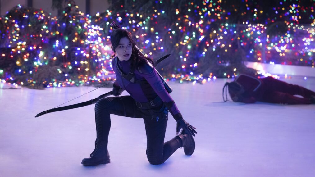 Hailee Steinfeld as Kate Bishop in Hawkeye