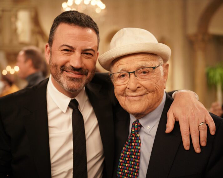 Jimmy Kimmel and Norman Lear