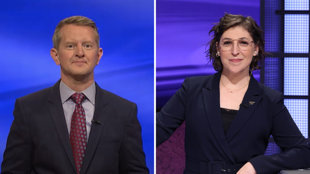 Ken Jennings and Mayim Bialik