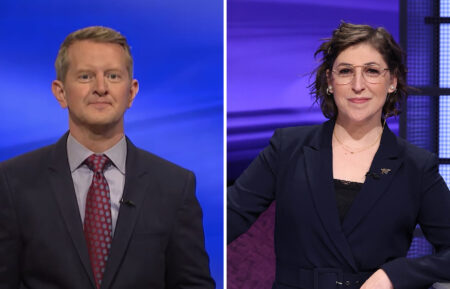 Ken Jennings and Mayim Bialik