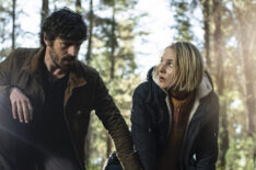 Eoin Macken as Gavin Harris, Zyra Gorecki as Izzy Harris in the La Brea finale