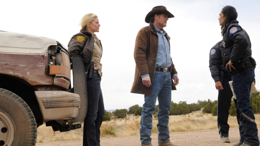 Katee Sackhoff, Robert Taylor, Zahn McClarnon in Longmire