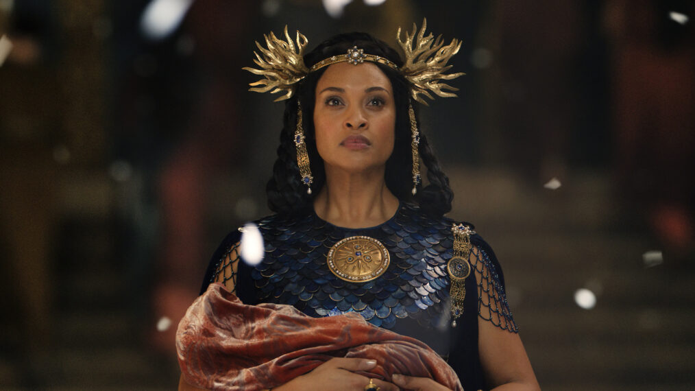 Cynthia Addai-Robinson as Queen Regent Míriel in The Lord of the Rings The Rings of Power