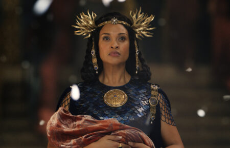 Cynthia Addai-Robinson as Queen Regent Míriel in The Lord of the Rings The Rings of Power