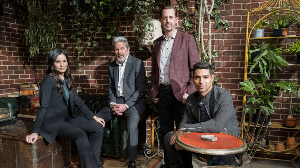 Katrina Law, Gary Cole, Sean Murray, Wilmer Valderrama in NCIS - 'Birds of a Feather'