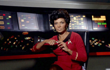 Nichelle Nichols as Lt. Uhura in the STAR TREK: THE ORIGINAL SERIES episode, 
