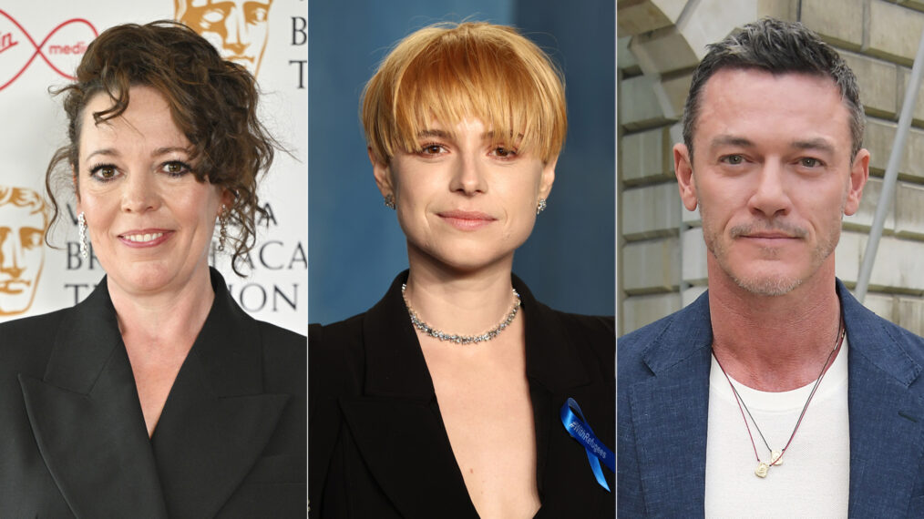 Olivia Colman, Jessie Buckley, and Luke Evans