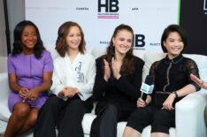 Paper Girls stars Camryn Jones, Sofia Rosinsky, Fina Strazza, Riley Lai Nelet at SDCC 2022