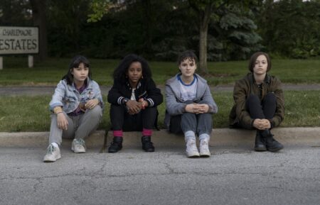 Riley Lai Nelet, Camryn Jones, Fina Strazza, Sofia Rosinsky in Paper Girls