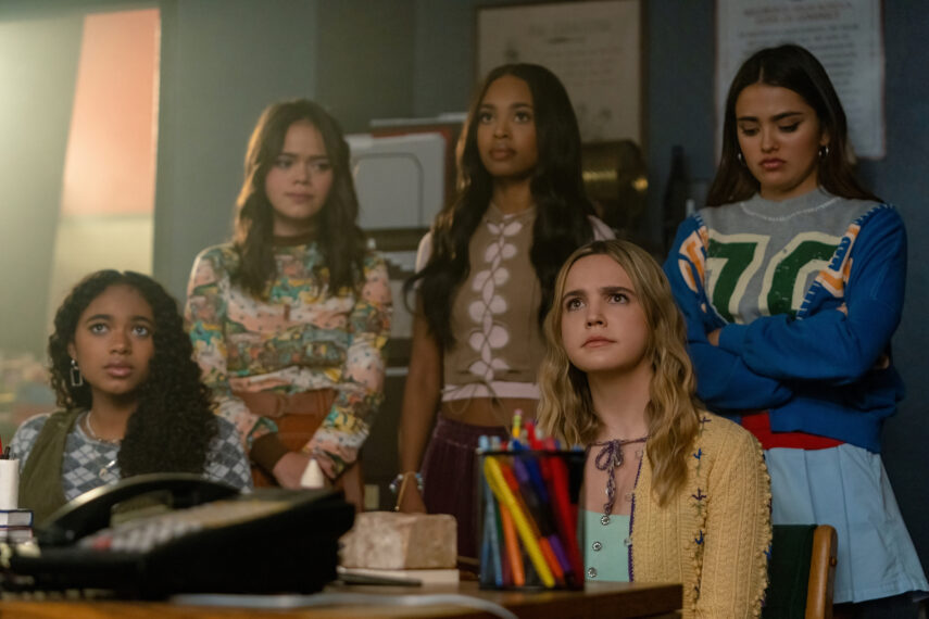 Chandler Kinney, Malia Pyles, Zaria, Bailee Madison, Maia Reficco in Pretty Little Liars Original Sin