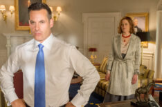 Adrian Pasdar and Sigourney Weaver in Political Animals