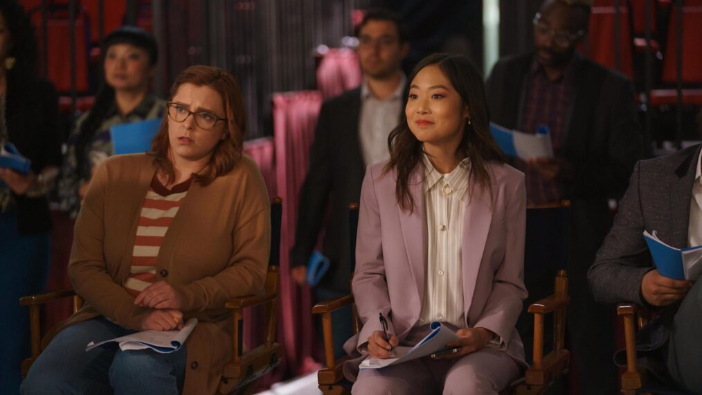 Rachel Bloom and Krista Marie Yu in Hulu's 'Reboot'