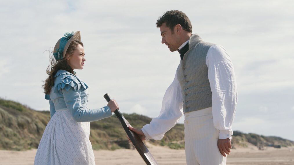 Theo James and Rose Williams in Sanditon