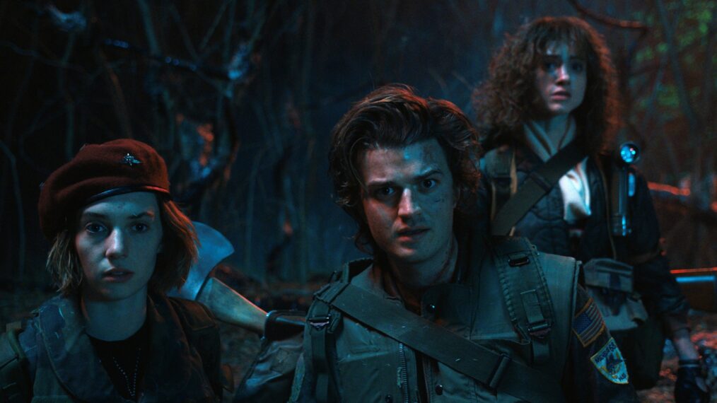 Stranger Things, Season 4 - Maya Hawke, Joe Keery, Natalia Dyer