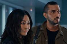 Karen Fukuhara as Kimiko and Tomer Capone as Frenchie in The Boys - Season 3