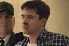 Topher Grace with a bloody nose as Mark in The Twilight Zone - 'Try, Try'