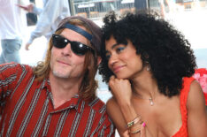 The Walking Dead’s - Norman Reedus and Lauren Ridloff