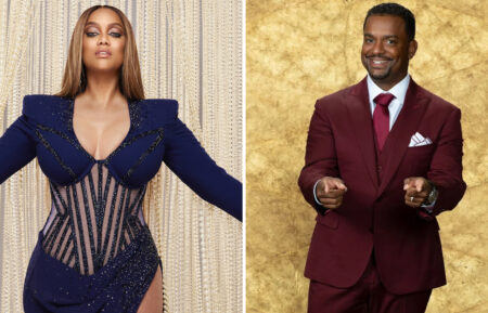 Tyra Banks and Alfonso Ribeiro