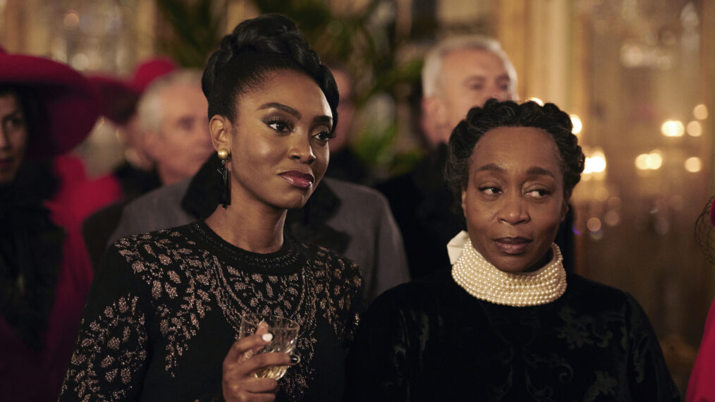 Anita-Joy Uwajeh as Tatiana Vogel, Angela Wynter as Irene Vogel in Vampire Academy - Season 1