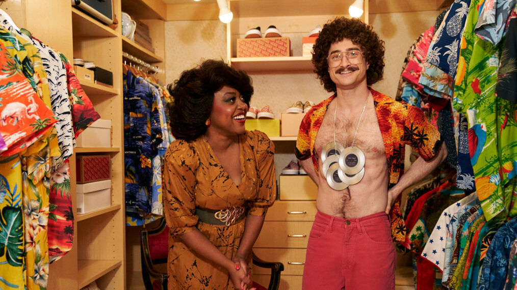 Quinta Brunson, Daniel Radcliffe in Weird: The Al Yankovic Story