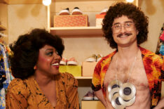 Quinta Brunson, Daniel Radcliffe in Weird: The Al Yankovic Story