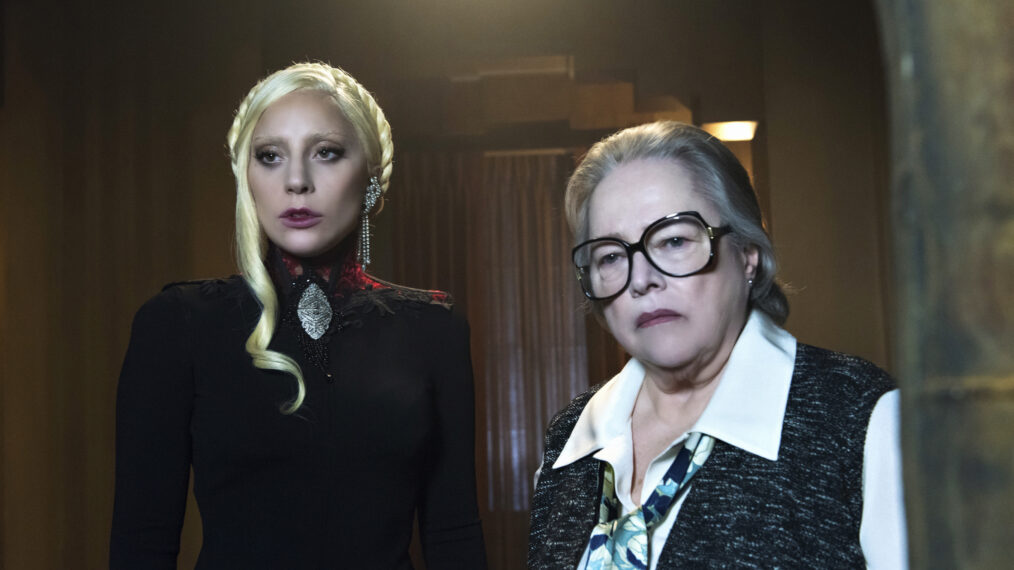 Lady Gaga and Kathy Bates in American Horror Story: Hotel