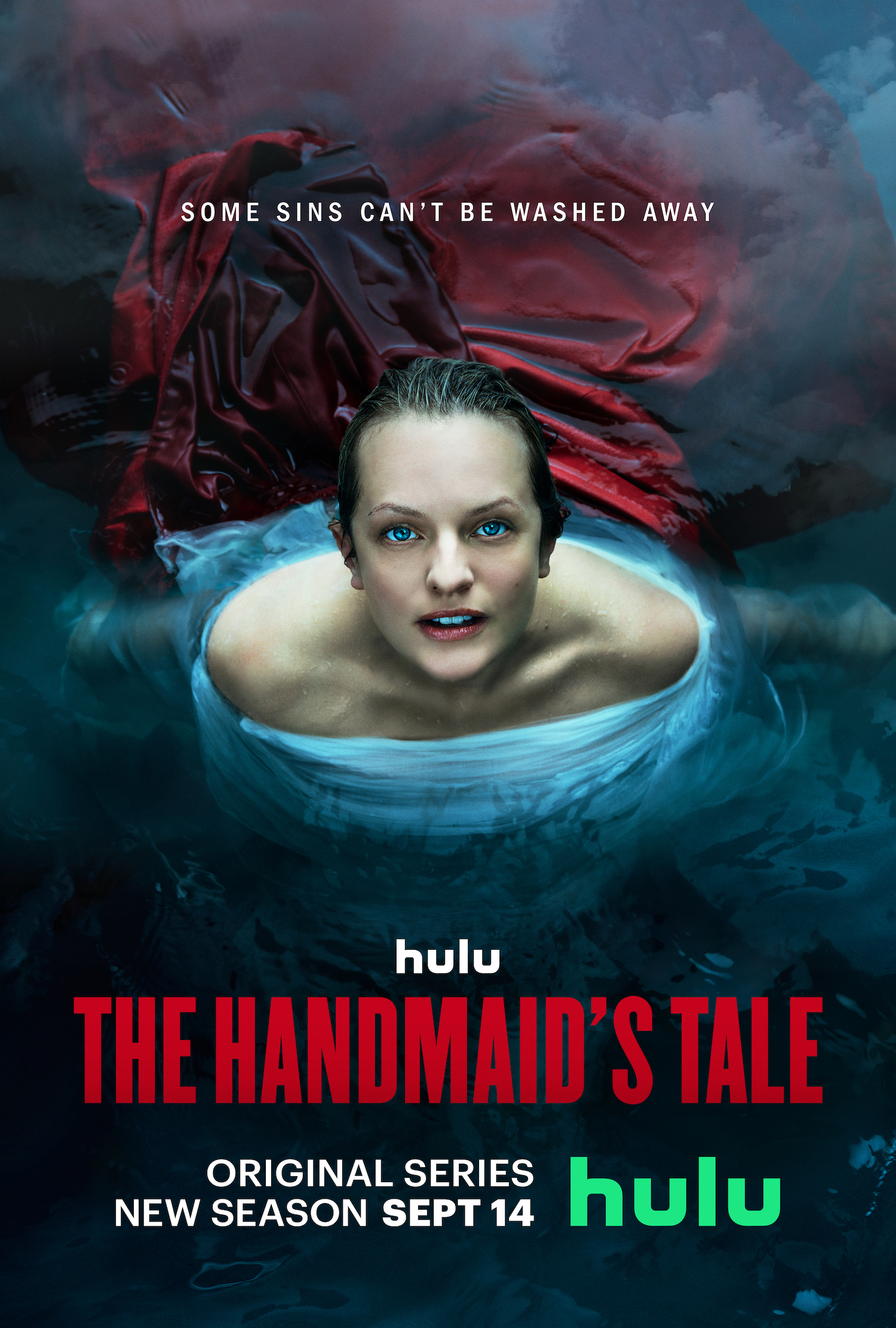 Elisabeth Moss as June Osborne in The Handmaid's Tale Season 5 key art