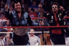 The Honky Tonk Man and Jimmy Hart at WrestleMania