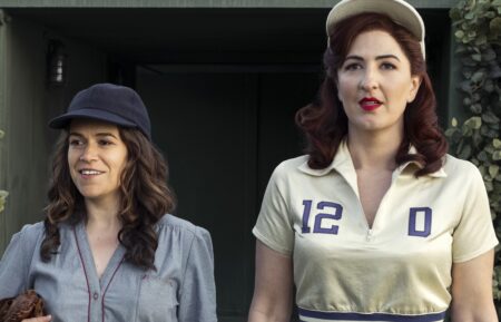 A League of Their Own Abbi Jacobson and D'Arcy Carden