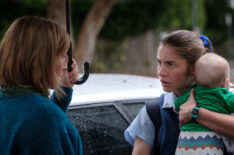 Claudia Karvan as Angie Davis and Nathalie Morris as Olympia Chalmers-Davis in 'Bump' - 'Relative Strangers'