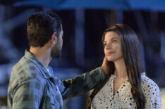 Jesse Metcalfe as Trace and Meghan Ory as Abby in Chesapeake Shores