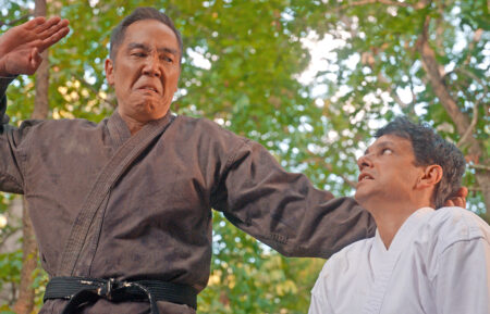 Cobra Kai Yuji Okumoto and Ralph Macchio