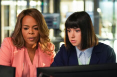 Paula Newsome as Maxine Roby and Sarah Gilman as Penny Gill in CSI: Vegas