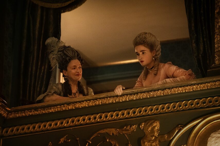 Dangerous Liaisons Lesley Maville and Alice Englert