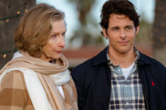 Frances Conroy, James Marsden, and Christina Applegate in 'Dead to Me' Season 2