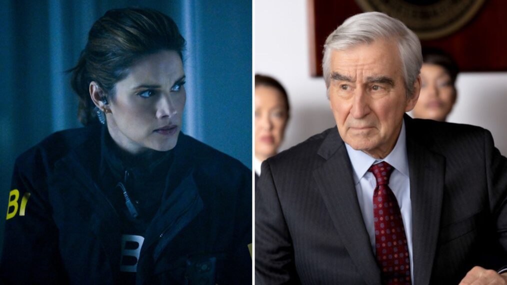 Dick Wolf Shows FBI Missy Peregrym and Law & Order Sam Waterston