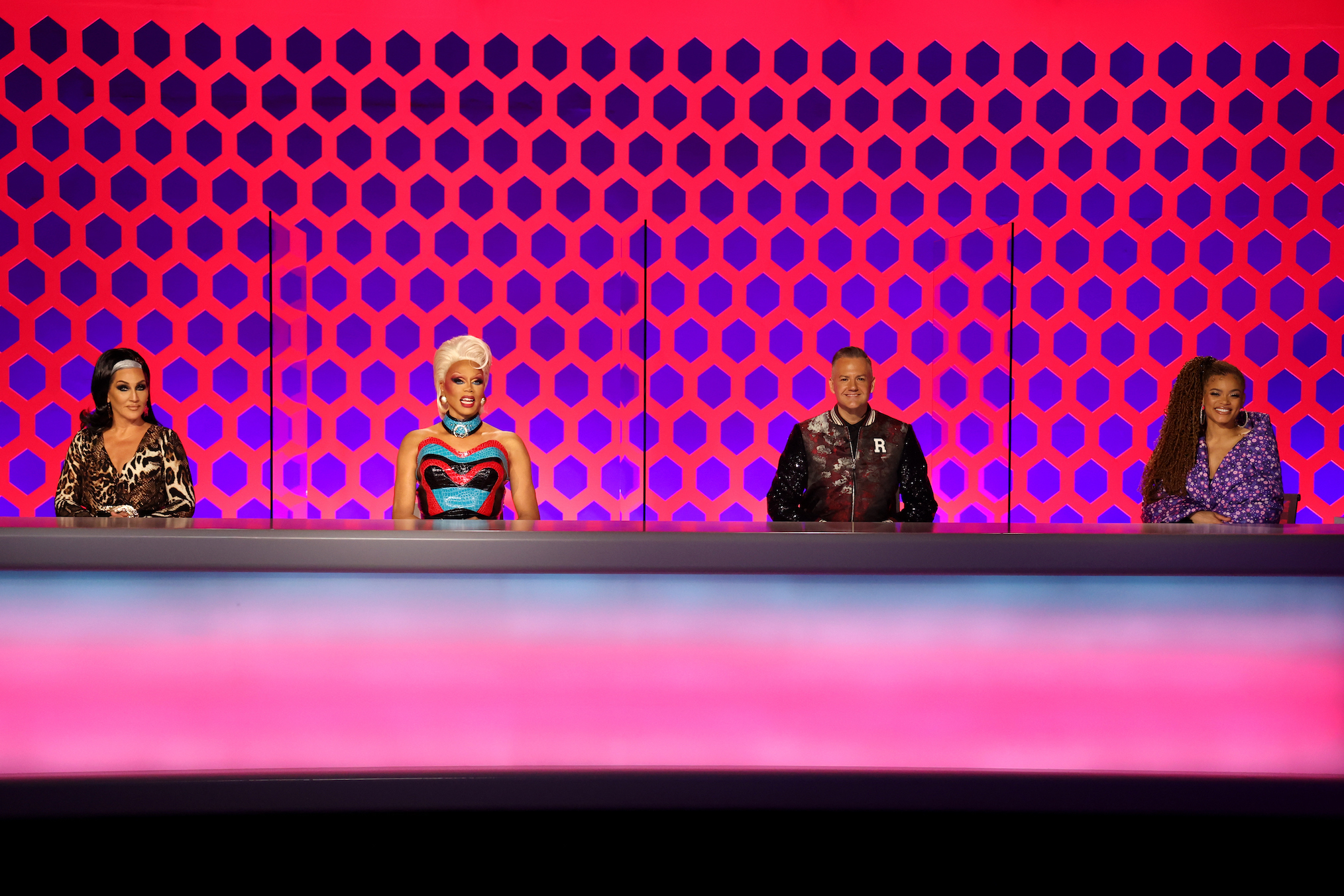 Michelle Visage, RuPaul, and other judges in 'RuPaul's Drag Race' Season 14